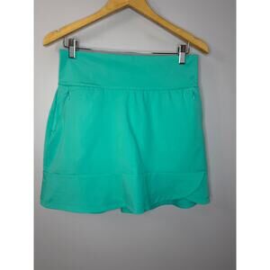 Adidas Frill Golf Skort Perfomance Tennis Stretch Women's M Mint Rush